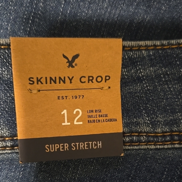 American Eagle Outfitters Women's Blue Jeans Size 12 NWT - Picture 8 of 10